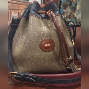 Vintage Dooney & Bourke Teton Drawstring Bucket Bag
